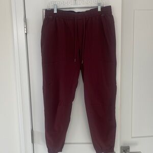 lululemon athletica Men's Burgundy Jogger Pants